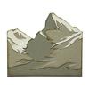 Mountain Top Thinlits Dies by Tim Holtz - Sizzix