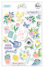 Happy Blooms Puffy Stickers - Pinkfresh Studio