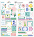 Happy Blooms Cardstock Stickers - Pinkfresh Studio