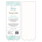 White Design 1 Fancy Cards - Mintay Papers