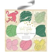 Violet Studio Tropical Painted Wooden Shapes - Crafter's Companion