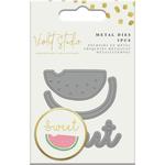 Text/Watermelon Mini Dies - Violet Studio Tropical - Crafter's Companion