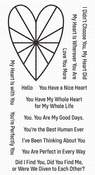 Heart Burst Hellos Clear Stamps - My Favorite Things
