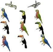Tropical Bird Shape Brads - Eyelet Outlet