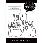 Hey Hello Hi Word Dies - Say It With Stamps - Photoplay