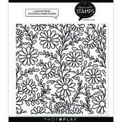 Summer Floral Background Stamps - Say It With Stamps - Photoplay