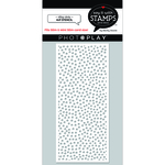 Ditsy Dots 4x9 Stencil - Say It With Stamps - Photoplay