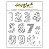 Sugar Cookie Numbers 4x4 Stamp Set - Honey Bee Stamps