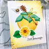 Just BEEcause 6x6 Set of 2 Stencil - Honey Bee Stamps