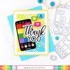 Thank You Stamp Set - Waffle Flower Crafts