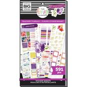 Florals Happy Planner Teacher Sticker Value Pack