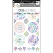 Pastel Tie-Dye Happy Planner Stickers