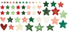 Warm Wishes Chipboard Stars & Hearts Stickers - Vicki Boutin