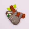 Sloth Felt Keychain Kit - Sew Cute - Colorbök