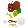 Lime & Coconut Felt Keychain Kit - Sew Cute - Colorbök