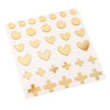 Peaceful Heart Mirror Acrylic Stickers - Jen Hadfield