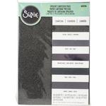 Charcoal Opulent Cardstock Pack - Sizzix