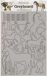Trophy Greyboard Cut-Outs - Romantic Horses - Stamperia