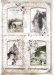 Frames Rice Paper - Romantic Horses - Stamperia