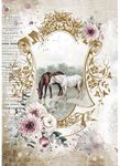 Lake Rice Paper - Romantic Horses - Stamperia