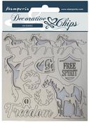 Freedom Decorative Chips - Romantic Horses - Stamperia