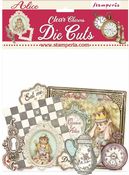 Alice Charms Clear Die Cuts - Stamperia