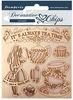 Alice Tea Time Decorative Chips - Stamperia