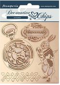 Alice In Wonderland Decorative Chips - Stamperia