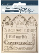Quotes Decorative Chips - Sleeping Beauty - Stamperia