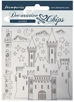 Castle Decorative Chips - Sleeping Beauty - Stamperia