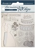 Just Married Decorative Chips - Sleeping Beauty - Stamperia