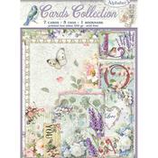 Flower Alphabet  Cards Collection - Stamperia