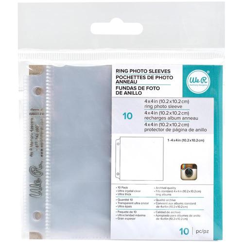 We R Makers > Page Protectors > (1) 4x4 Pocket Refill Pack for 4x4