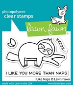 I Like Naps Clear Stamps - Lawn Fawn