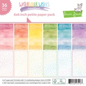 Watercolor Wishes Petite 6x6 Paper Pack - Lawn Fawn