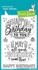 Giant Birthday Messages Clear Stamps - Lawn Fawn