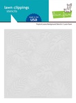 Tropical Leaves Background Stencil - Lawn Fawn