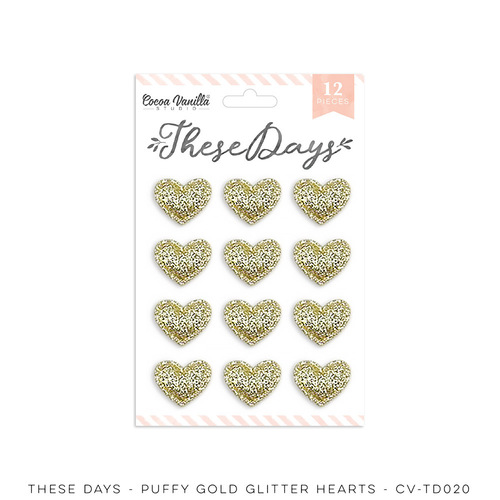 These Days Foam Title Stickers - Cocoa Vanilla Studio