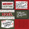 6X4 Journaling Cards Paper - Salutations Christmas - Echo Park