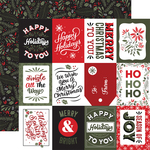 3X4 Journaling Cards Paper - Salutations Christmas - Echo Park