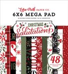Salutations Christmas Cardmakers 6x6 Mega Pad - Echo Park