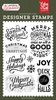 Santa Claus Stamp Set - Salutations Christmas - Echo Park