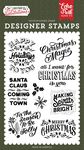 Making Spirits Bright Stamp Set - Salutations Christmas - Echo Park
