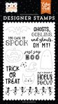 Just Say Boo Stamp Set - Halloween Party - Echo Park