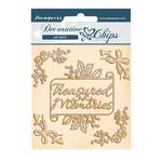 Memories Decorative Chips - Romantic Christmas - Stamperia