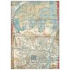 Map Rice Paper - Sir Vagabond In Japan - Stamperia