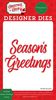Nostalgic Season's Greetings Die Set - Christmas Cheer - Carta Bella