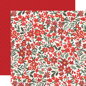 Christmas Floral Paper - Happy Christmas - Carta Bella