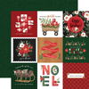 4x4 Journaling Cards Paper - Happy Christmas - Carta Bella