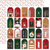Gift Tags Paper - Happy Christmas - Carta Bella